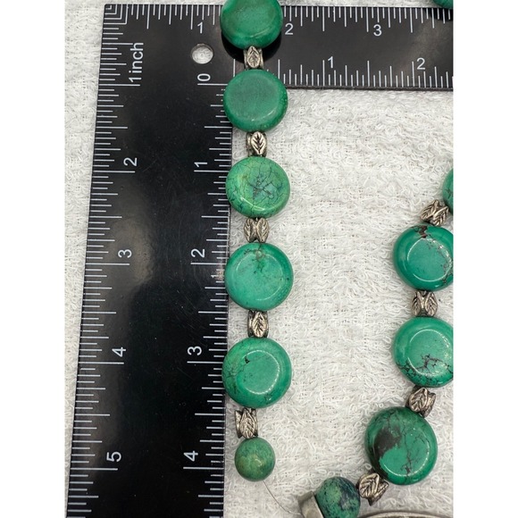 Tree Of Life Pendant Green Stone 16" - Picture 8 of 10